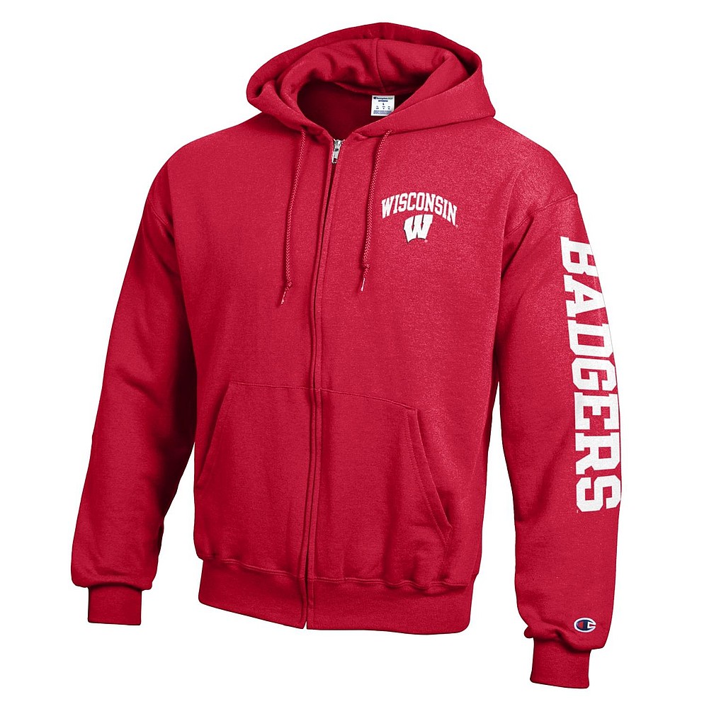 Wisconsin Badgers Full Zip Hoodie Sweatshirt Letterman Cardinal Apc02973729apc02973730 