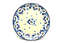 Ceramika Artystyczna Polish Pottery Plate - Salad/Dessert (7 3/4") - White Poppy
