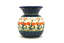 Ceramika Artystyczna Polish Pottery Bubble Vase - Peach Spring Daisy