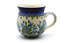 Ceramika Artystyczna Polish Pottery Mug - 11 oz. Bubble - Blue Bells