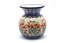 Ceramika Artystyczna Polish Pottery Bubble Vase - Crimson Bells