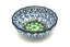 Ceramika Artystyczna Polish Pottery Bowl - Shallow Scalloped - Small - Kiwi