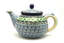 Ceramika Artystyczna Polish Pottery Teapot - 1 1/4 qt. - Kiwi