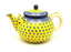 Ceramika Artystyczna Polish Pottery Teapot - 1 3/4 qt. - Sunburst