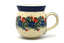 Ceramika Artystyczna Polish Pottery Mug - 11 oz. Bubble - Garden Party