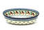 Ceramika Artystyczna Polish Pottery Baker - Oval - Small - Red Robin
