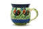 Ceramika Artystyczna Polish Pottery Mug - 11 oz. Bubble - Unikat Signature U2663