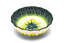 Ceramika Artystyczna  Polish Pottery Bowl - Shallow Scalloped - Small - Daffodil