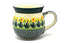 Ceramika Artystyczna Polish Pottery Mug - 15 oz. Bubble - Daffodil