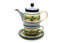 Ceramika Artystyczna Polish Pottery Tea Time for One - Holly Berry