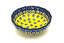 Ceramika Artystyczna Polish Pottery Bowl - Shallow Scalloped - Small - Sunburst