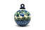 Ceramika Artystyczna Polish Pottery Ornament - Ball - Huckleberry