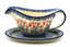 Ceramika Artystyczna Polish Pottery Gravy Boat - Crimson Bells