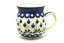 Ceramika Artystyczna Polish Pottery Mug - 11 oz. Bubble - Bleeding Heart