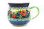 Ceramika Artystyczna Polish Pottery Mug - 15 oz. Bubble - Unikat Signature U4610