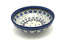 Ceramika Artystyczna Polish Pottery Bowl - Contemporary Salad - Silver Lace