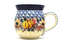 Ceramika Artystyczna Polish Pottery Mug - 15 oz. Bubble - Unikat Signature U4741