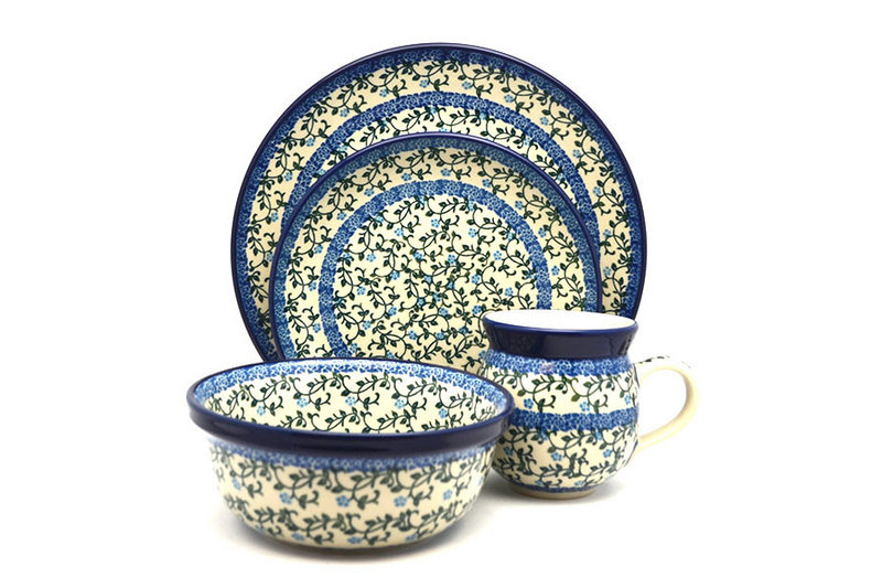 Polish Pottery 4-pc. Place Setting with Standard Bowl - Terrace Vines