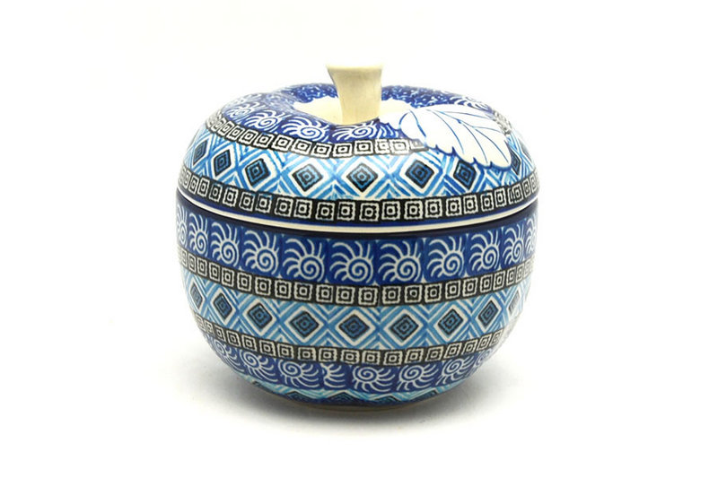 Ceramika Artystyczna Polish Pottery Apple Baker - Aztec Sky 034-1917a (Ceramika Artystyczna)