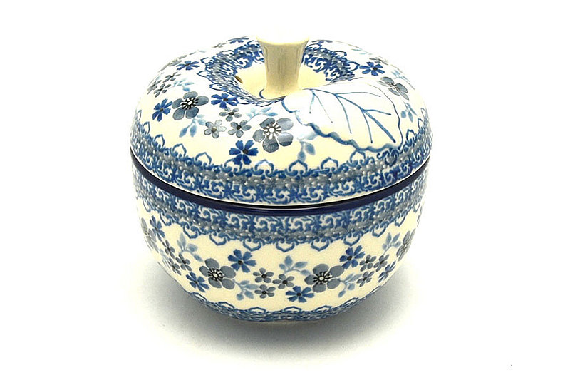 Ceramika Artystyczna Polish Pottery Apple Baker - Blue Horizon 034-2333a (Ceramika Artystyczna)