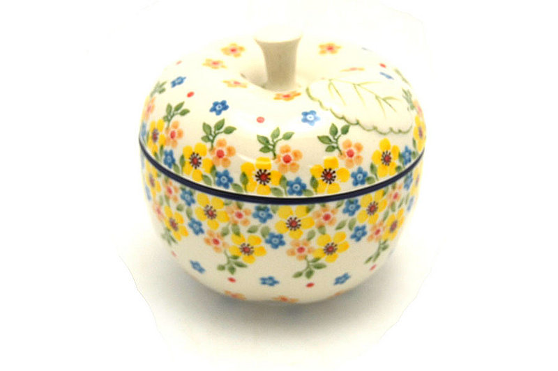 Ceramika Artystyczna Polish Pottery Apple Baker - Buttercup 034-2225a (Ceramika Artystyczna)