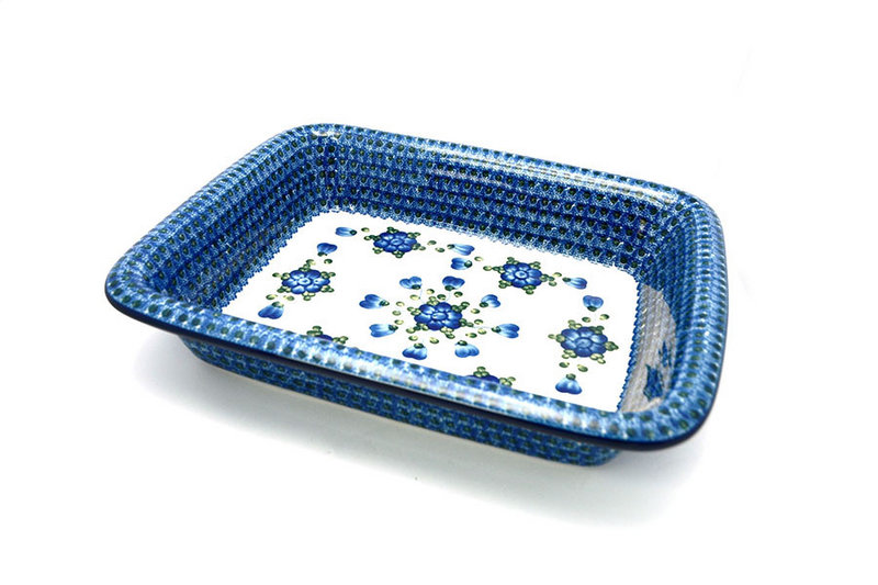 Ceramika Artystyczna Polish Pottery Baker - Lasagna - Blue Poppy 854-163a (Ceramika Artystyczna)