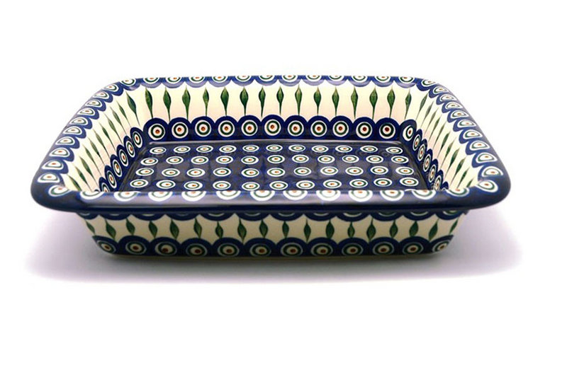 Ceramika Artystyczna Polish Pottery Baker - Lasagna - Peacock 854-054a (Ceramika Artystyczna)
