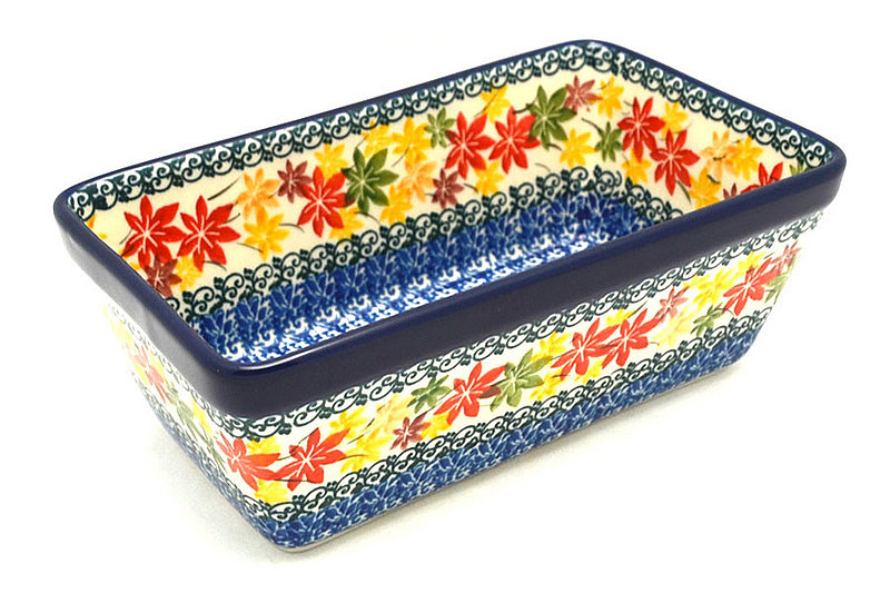 Ceramika Artystyczna Polish Pottery Baker - Loaf Dish - Maple Harvest 603-2533a (Ceramika Artystyczna)