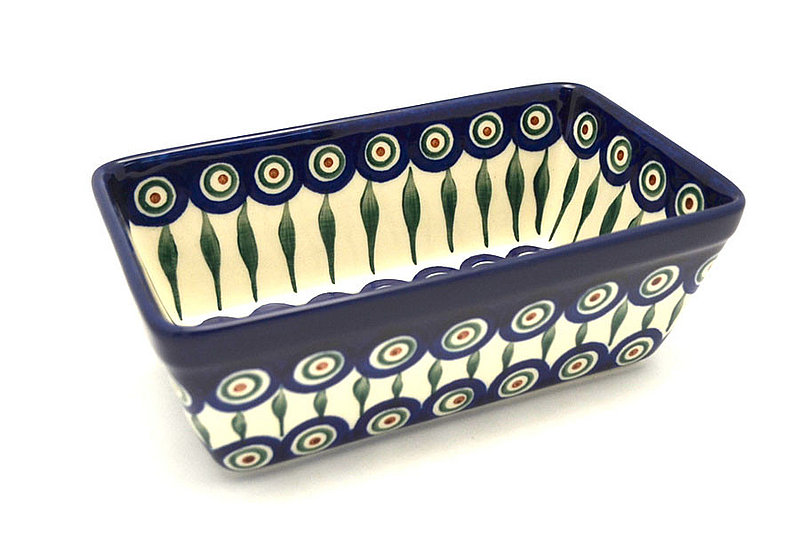 Ceramika Artystyczna Polish Pottery Baker - Loaf Dish - Peacock 603-054a (Ceramika Artystyczna)