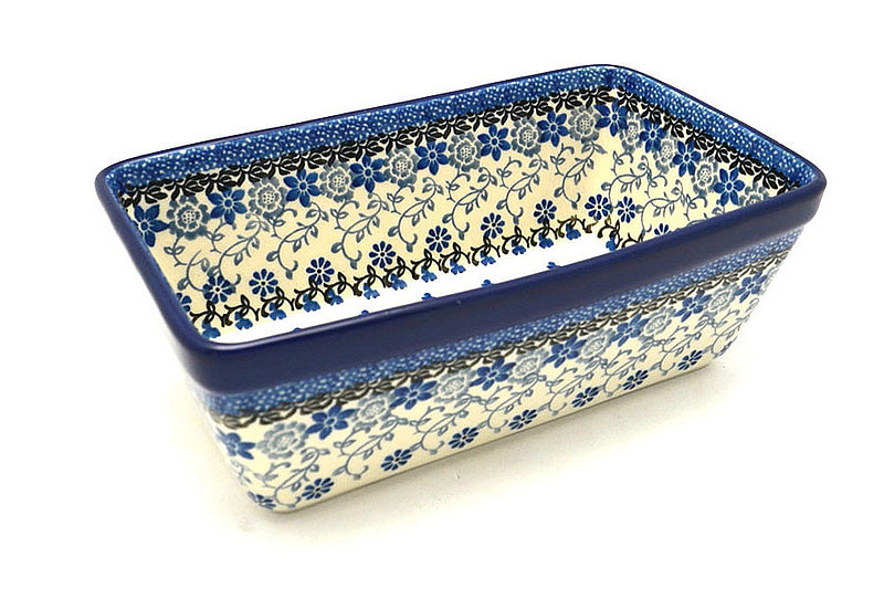 Ceramika Artystyczna Polish Pottery Baker - Loaf Dish - Silver Lace 603-2158a (Ceramika Artystyczna)