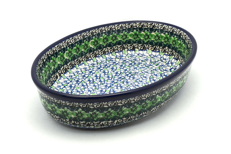 Ceramika Artystyczna Polish Pottery Baker - Oval - Medium - Kiwi 298-1479a (Ceramika Artystyczna)