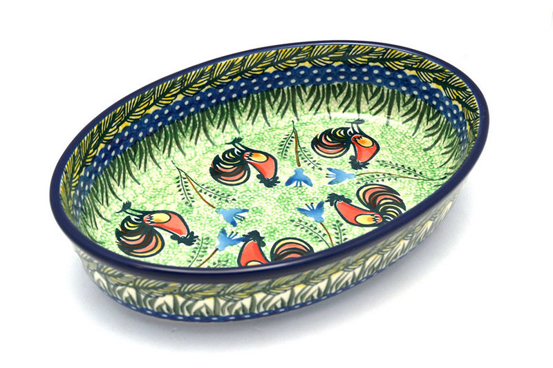 Ceramika Artystyczna Polish Pottery Baker - Oval - Medium - Unikat Signature U2663 298-U2663 (Ceramika Artystyczna)
