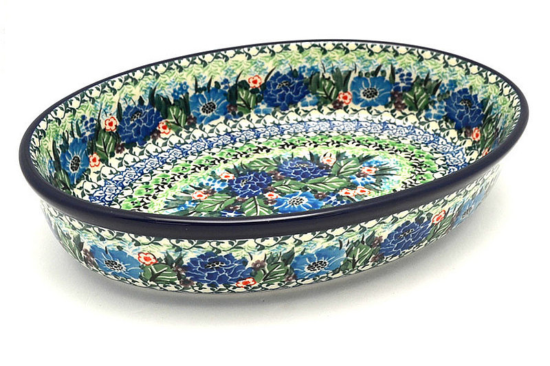 Ceramika Artystyczna Polish Pottery Baker - Oval - Medium - Unikat Signature U4572 298-U4572 (Ceramika Artystyczna)