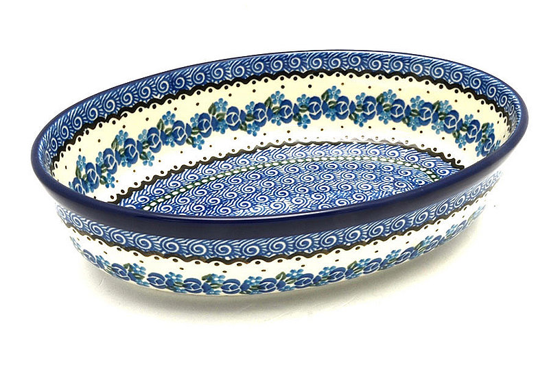 Ceramika Artystyczna Polish Pottery Baker - Oval - Small - Twilight 299-0882a (Ceramika Artystyczna)