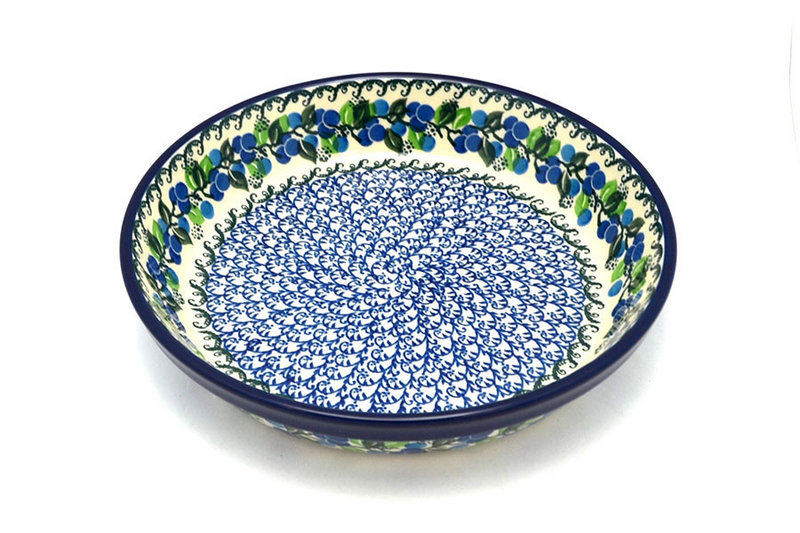 Ceramika Artystyczna Polish Pottery Baker - Pie Dish - Blue Berries 230-1416a (Ceramika Artystyczna)