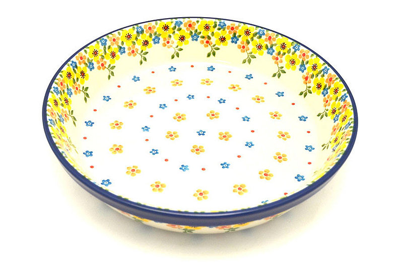 Ceramika Artystyczna Polish Pottery Baker - Pie Dish - Buttercup 230-2225a (Ceramika Artystyczna)
