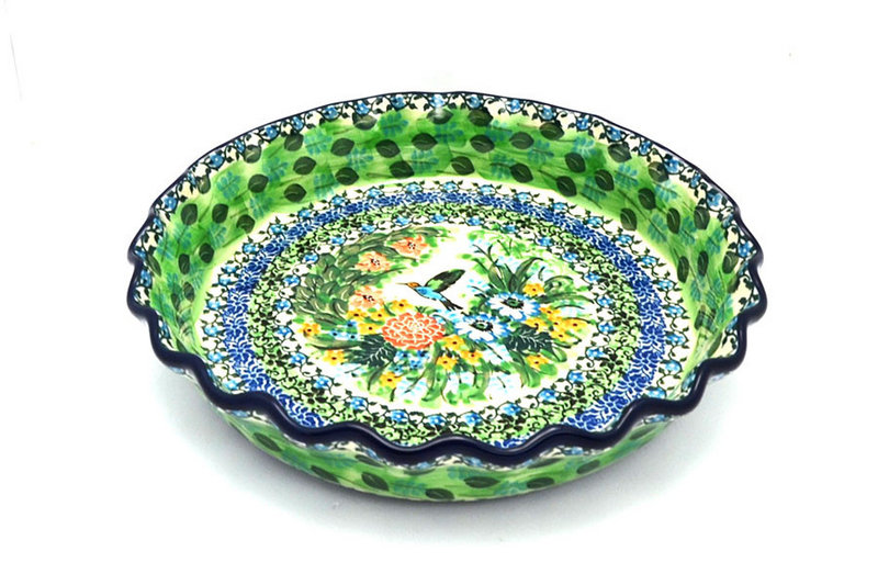 Ceramika Artystyczna Polish Pottery Baker - Pie Dish - Fluted - Unikat Signature U3271 636-U3271 (Ceramika Artystyczna)