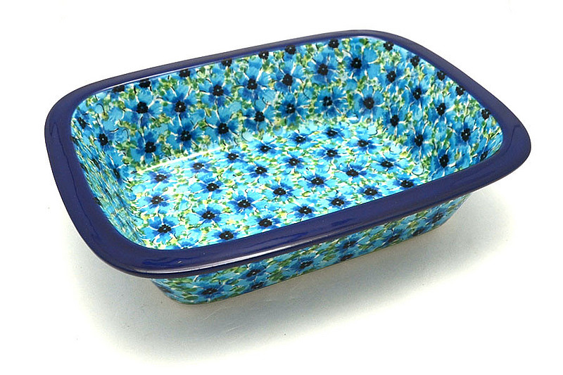 Ceramika Artystyczna Polish Pottery Baker - Rectangular with Grip Lip - Unikat Signature U4929 162-U4929 (Ceramika Artystyczna)
