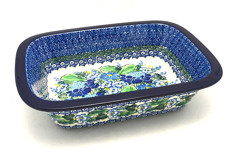 Ceramika Artystyczna Polish Pottery Baker - Rectangular with Grip Lip - Unikat Signature U5138 162-U5138 (Ceramika Artystyczna)