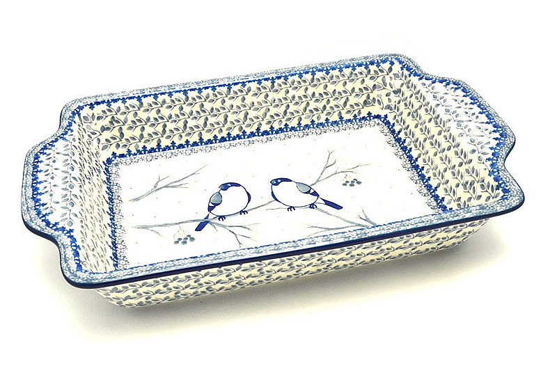 Ceramika Artystyczna Polish Pottery Baker - Rectangular with Tab Handles - 7 cups - Unikat Signature - U4830 A59-U4830 (Ceramika Artystyczna)