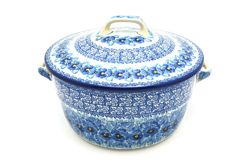 Ceramika Artystyczna Polish Pottery Baker - Round Covered Casserole - Unikat Signature - U3639 278-U3639 (Ceramika Artystyczna)
