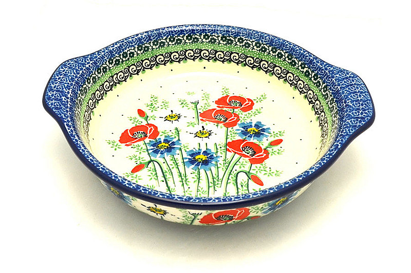 Ceramika Artystyczna Polish Pottery Baker - Round with Grips - Medium - Unikat Signature - U4968 141-U4968 (Ceramika Artystyczna)