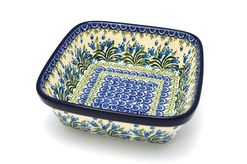 Ceramika Artystyczna Polish Pottery Baker - Square - Blue Bells 430-1432a (Ceramika Artystyczna)
