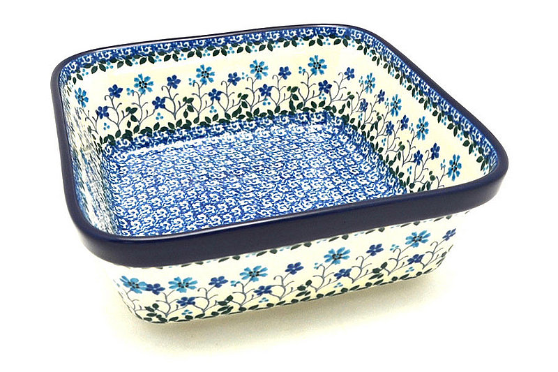 Ceramika Artystyczna Polish Pottery Baker - Square - Georgia Blue 430-2785a (Ceramika Artystyczna)