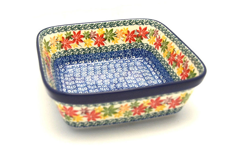 Ceramika Artystyczna Polish Pottery Baker - Square - Maple Harvest 430-2533a (Ceramika Artystyczna)