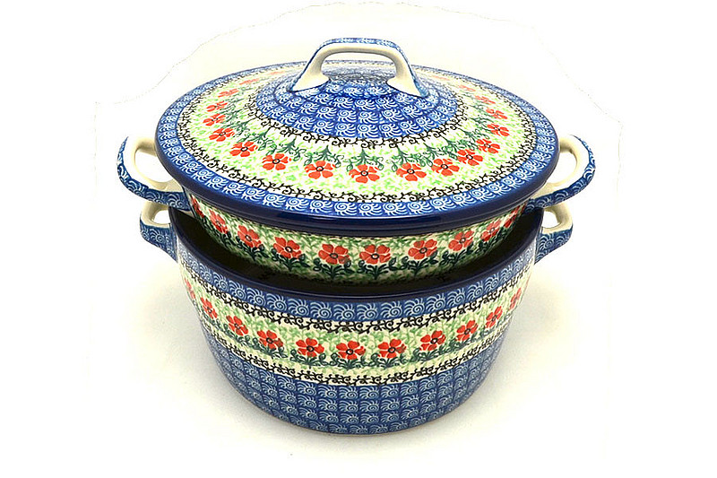 Ceramika Artystyczna Polish Pottery Bakeware Set - Maraschino S27-1916a (Ceramika Artystyczna)