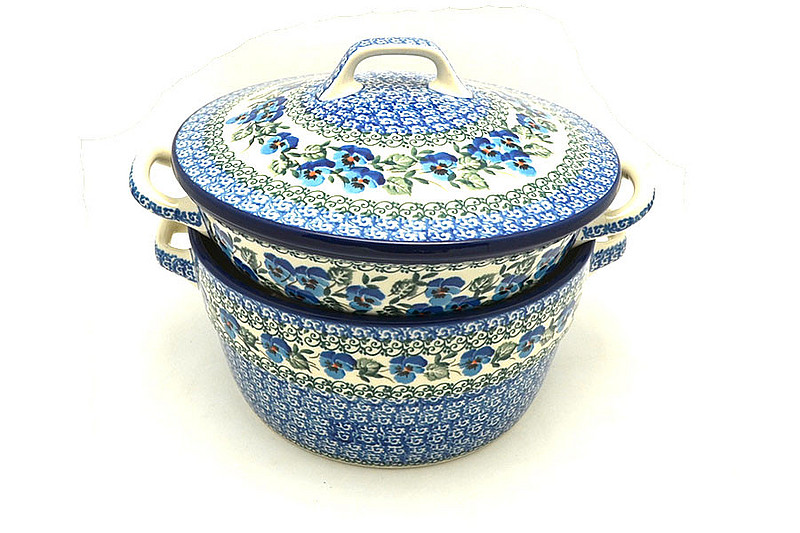 Ceramika Artystyczna Polish Pottery Bakeware Set - Winter Viola S27-2273a (Ceramika Artystyczna)