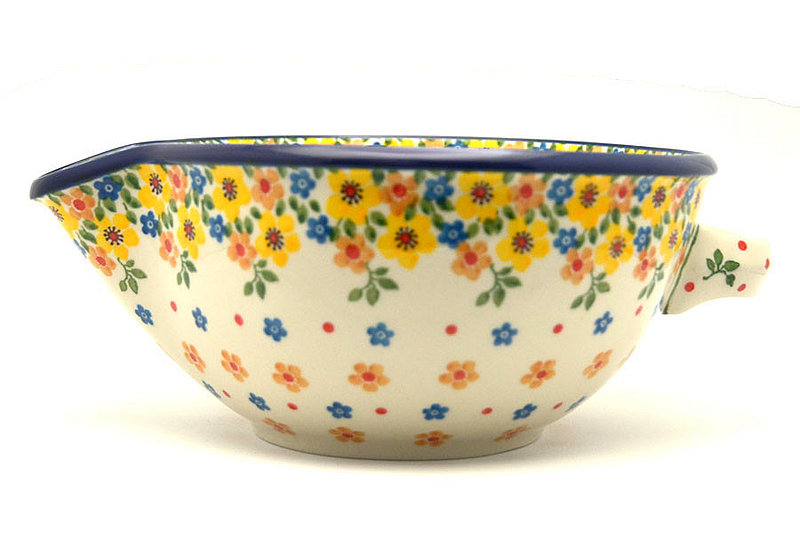 Ceramika Artystyczna Polish Pottery Batter Bowl - 1 quart - Buttercup 240-2225a (Ceramika Artystyczna)