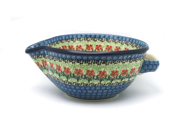Ceramika Artystyczna Polish Pottery Batter Bowl - 1 quart - Maraschino 240-1916a (Ceramika Artystyczna)