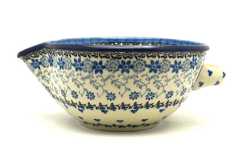 Ceramika Artystyczna Polish Pottery Batter Bowl - 1 quart - Silver Lace 240-2158a (Ceramika Artystyczna)